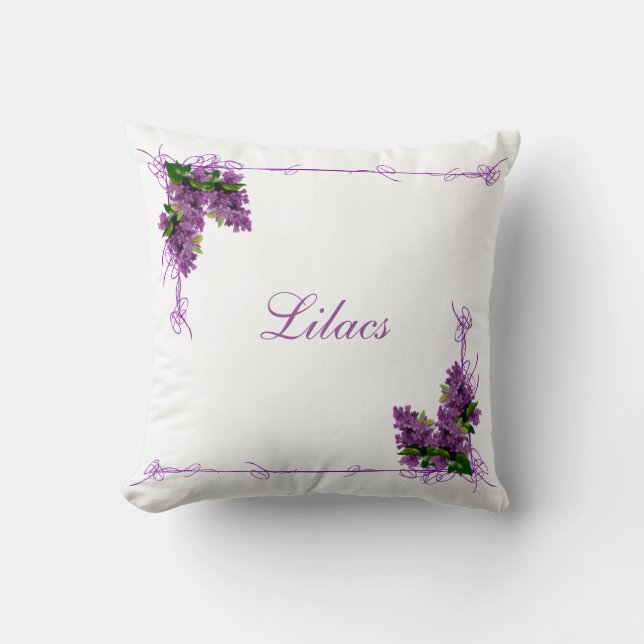 Lilacs Pillow Kussen (Voorkant)