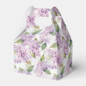 Lilacs Print Party Behandelbox Bedankdoosjes (Achterkant)