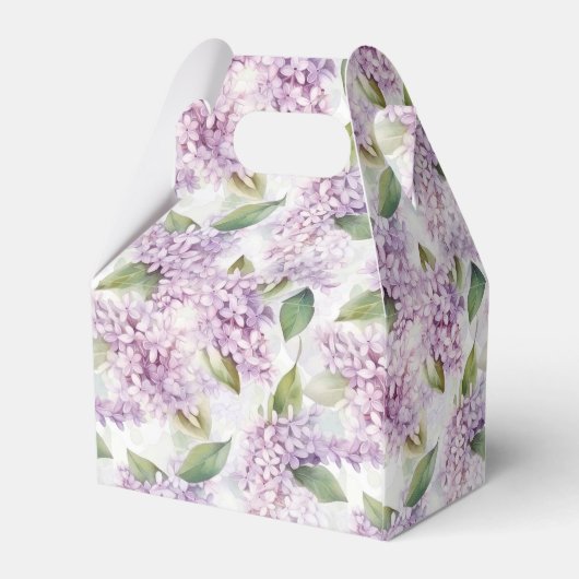 Lilacs Print Party Behandelbox Bedankdoosjes (Achterkant)