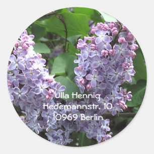 Lilacs Ronde Sticker