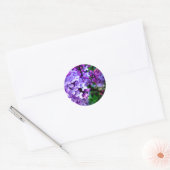 Lilacs Ronde Sticker (Envelop)