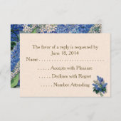 Lilacs RSVP-kaarten RSVP Kaartje (Voorkant / Achterkant)