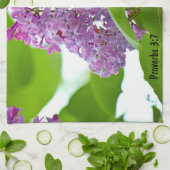Lilacs Spreuken 3:7 Keukenhanddoek (Gevouwen)