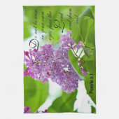 Lilacs Spreuken 3:7 Keukenhanddoek (Verticaal)