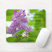 Lilacs Spreuken 3:7 Mousepad Muismat (Met muis)