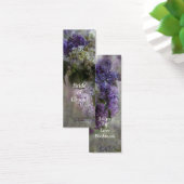 Lilacs Van Liefde Bladwijzer Mini Visitekaartjes (Bureau)