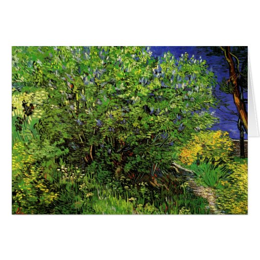 Lilacs van Vincent van Gogh,  Garden Flowers (Voorkant Horizontaal)