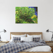 Lilacs van Vincent van Gogh, Garden Flowers Canvas Afdruk (Insitu (Slaapkamer))