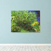 Lilacs van Vincent van Gogh, Garden Flowers Canvas Afdruk (Insitu (Houten vloer))