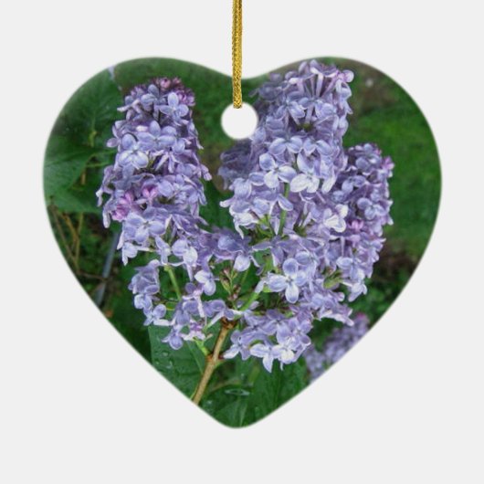 Lilacs voor Moederdag Keramisch Ornament (Achterkant)