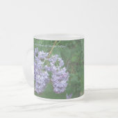 Lilacs voor Moederdag Koffiemok (Voorkant links)