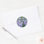 Lilacs voor Moederdag Ronde Sticker (Envelop)