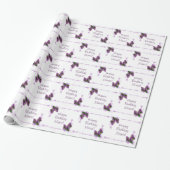 Lilacs Wrapping Paper Cadeaupapier (Uitgerold)