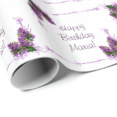 Lilacs Wrapping Paper Cadeaupapier (Rol Hoek)