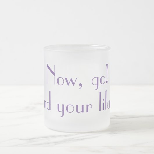 Lilacs zoeken - Ga naar je Lilly Mok (Center)