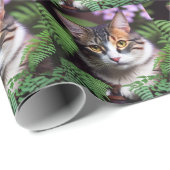 Lilah de schildpad: een perfect mooie kat cadeaupapier (Rol Hoek)