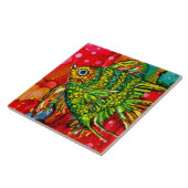 Lila's Angel Fish II Tegeltje (Zijkant)