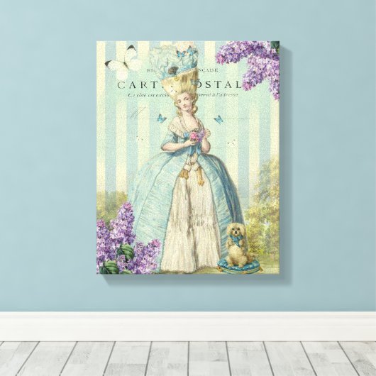 Lilas au printemps canvas afdruk (Insitu (Houten vloer))