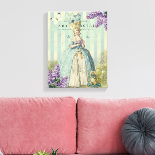 Lilas au printemps canvas afdruk (Insitu (Woonkamer))