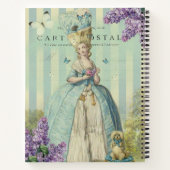 Lilas au printemps French geïnspireerd Personalize Notitieboek (Achterkant)