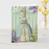 Lilas au printemps, Gelukkige Verjaardag Kaart (Gele Bloem)