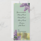 Lilas au printemps kaart (Achterkant)