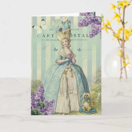 Lilas au printemps, Mothers Data Kaart (Gele Bloem)