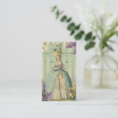 Lilas au printemps, op ivoor, visitekaartje (Staand voorkant)