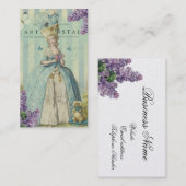 Lilas au printemps, over goud visitekaartje (Voorkant / Achterkant)