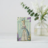 Lilas au printemps, over goud visitekaartje (Staand voorkant)