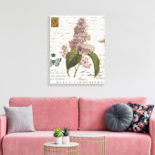 lila's canvas afdruk (Insitu (Woonkamer))