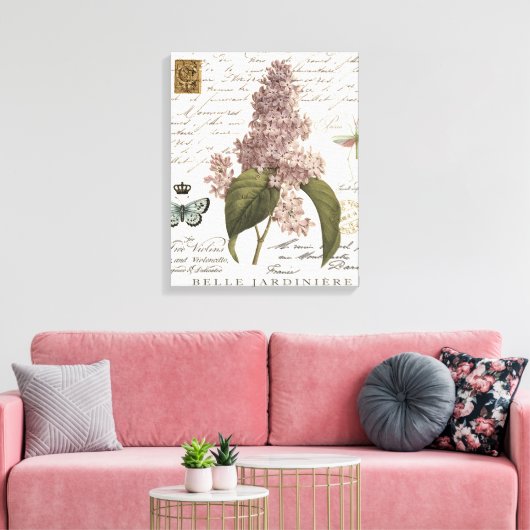  lila's canvas afdruk (Insitu (Woonkamer))