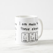 Lilas periodieke table name mok (Voorkant rechts)