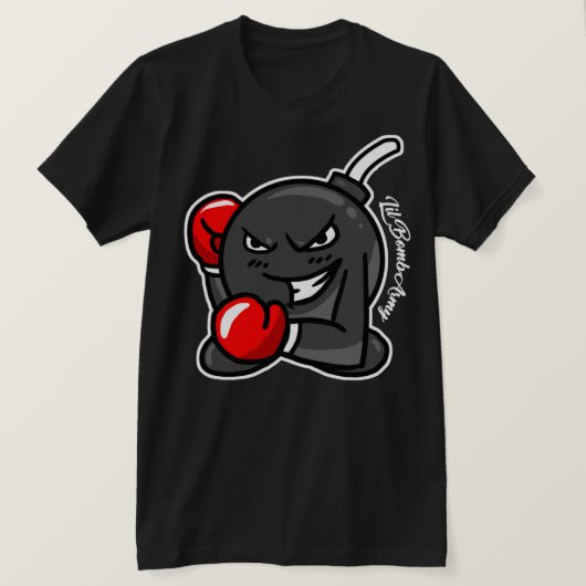LilBombArmy Uppercut T-Shirt Black (Design voorkant)