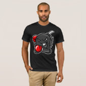 LilBombArmy Uppercut T-Shirt Black (Voorkant volledig)