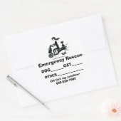 LILCHICK_LOGO 2, Noodhulp,... - Gepersonaliseerd Ronde Sticker (Envelop)