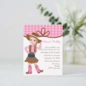  Lil'Cowgirl! Kaart (Staand voorkant)