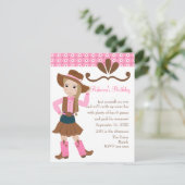  Lil'Cowgirl! Kaart (Staand voorkant)