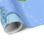 lil'Dragon Snowflake Cadeaupapier (Rol Hoek)