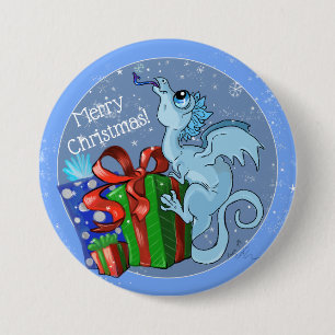 lil'Dragon Snowflake Ronde Button 7,6 Cm