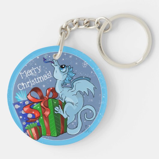 lil'Dragon Snowflake Sleutelhanger (Achterkant)