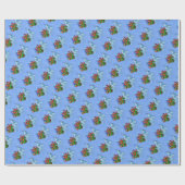 lil'Dragon Snowflake Wrapping Paper Cadeaupapier (Vlak)