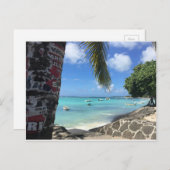 L'île Maurice - Trou aux Bîches Briefkaart (Voorkant / Achterkant)