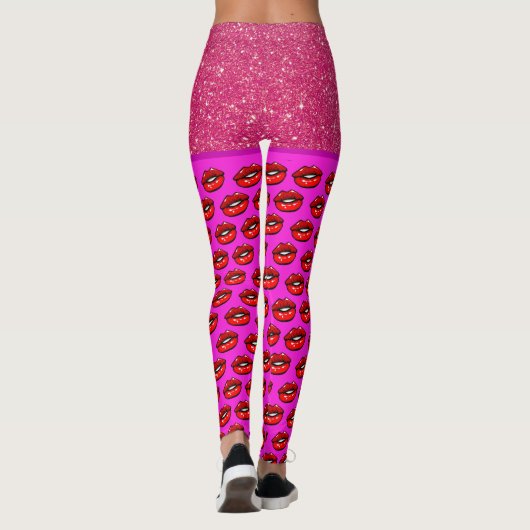 LILeggings voor Pop van Mode  Leggings (Achterkant)
