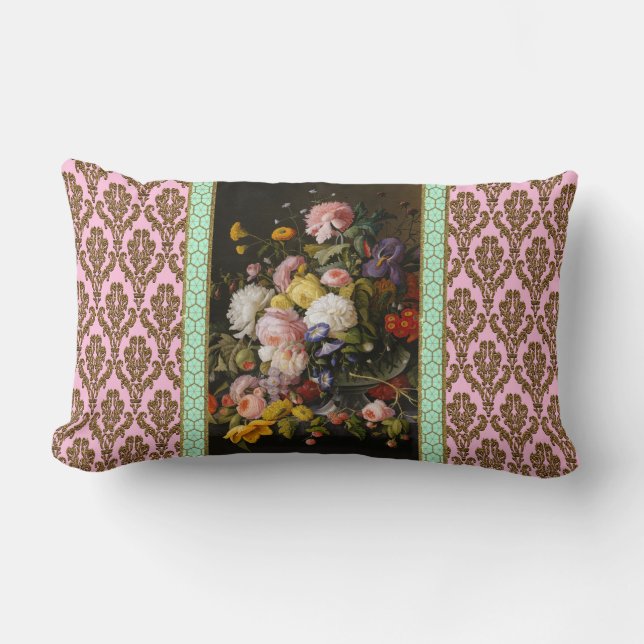 Lilflormth Floral Lumbar Kussen (Voorkant)