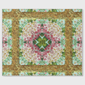 Lilflormth Monogram (30 voet) Cadeaupapier (Vlak)