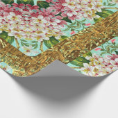 Lilflormth Monogram (30 voet) Cadeaupapier (Hoek)