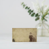 Lil'Guy & Zijne Schapen Prim Biz Kaarten Visitekaartje (Staand voorkant)