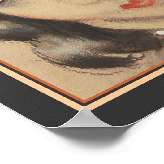 "Lili Elbe" Art Deco Afdruk van Gerda Wegener Poster (Hoek)