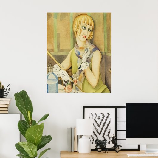 Lili Elbe van Gerda Wegener [1886 - 1940] Poster (Thuiskantoor)